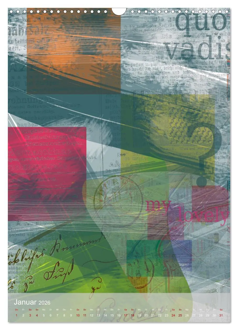 Bild: 9783516342437 | Der Scrapbook-Kalender:Fantasievolle Hintergründe zur kreativen...