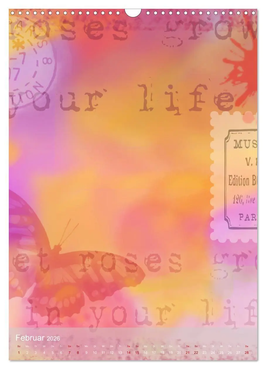 Bild: 9783516342437 | Der Scrapbook-Kalender:Fantasievolle Hintergründe zur kreativen...