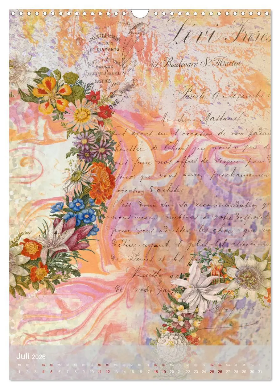 Bild: 9783516342437 | Der Scrapbook-Kalender:Fantasievolle Hintergründe zur kreativen...