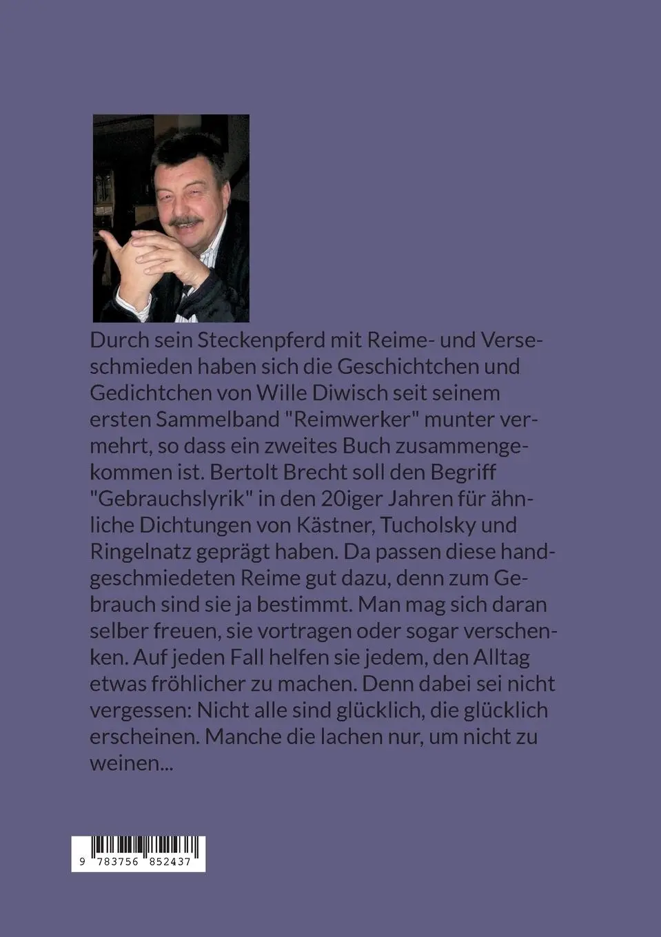 Rückseite: 9783756852437 | Reimeschmiede | Sammelband 2 | Wille Diwisch | Taschenbuch | Paperback