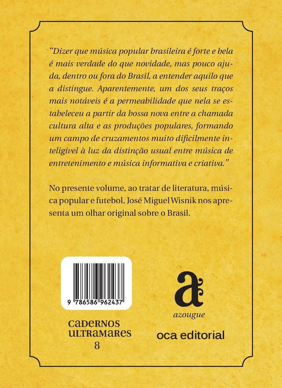 Rückseite: 9786586962437 | A gaia ciência - literatura e música popular no Brasil | Wisnik | Buch