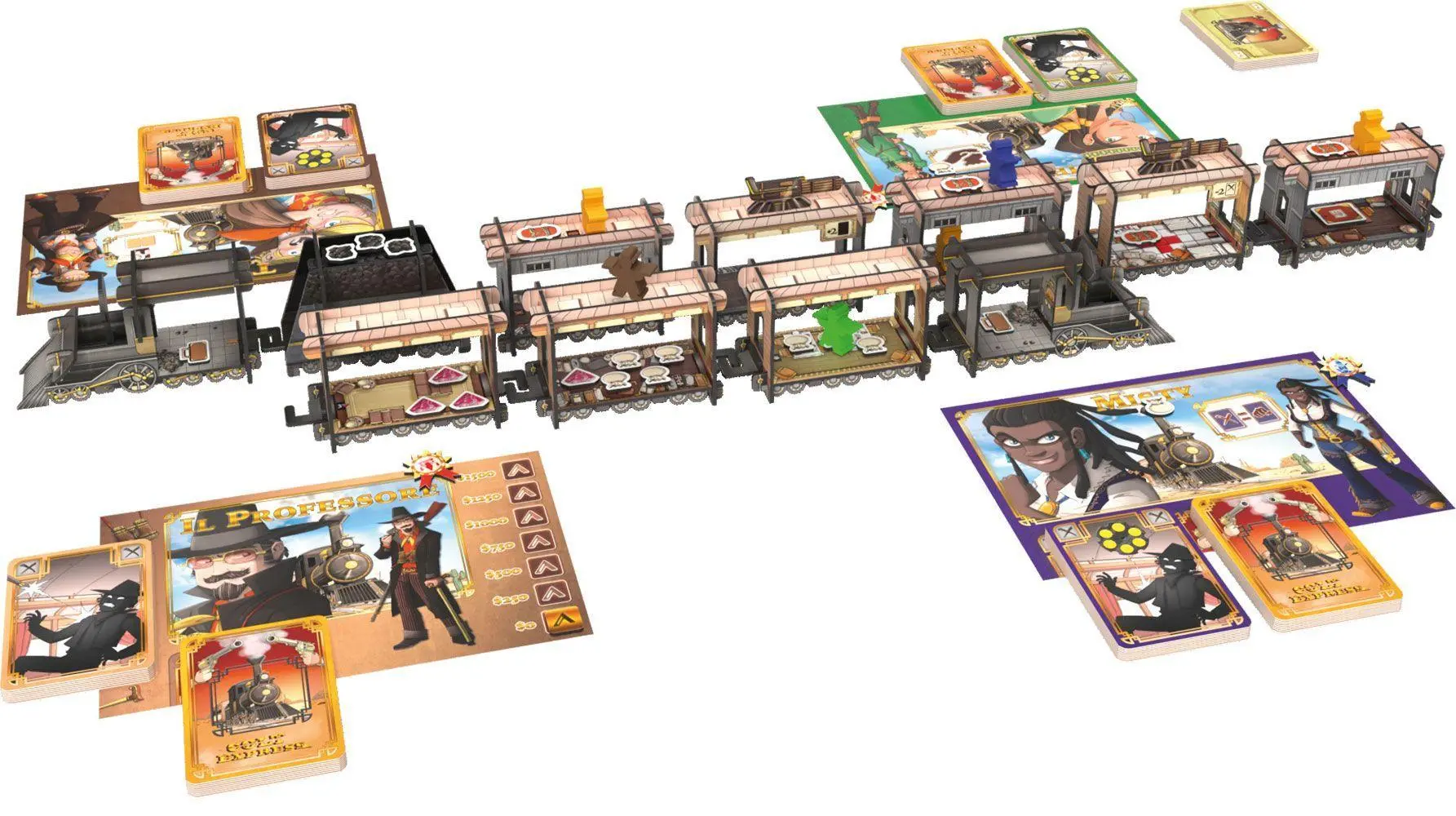 Bild: 3760269592537 | Colt Express - Gepanzerter Zug &amp; Wachposten | Ludonaute | Spiel | 2022
