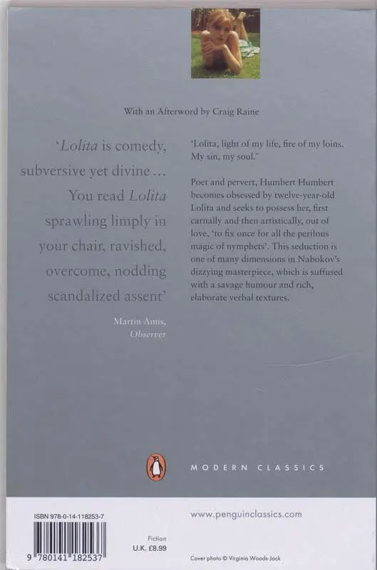 Rückseite: 9780141182537 | Lolita | Vladimir Nabokov | Taschenbuch | Penguin Modern Classics