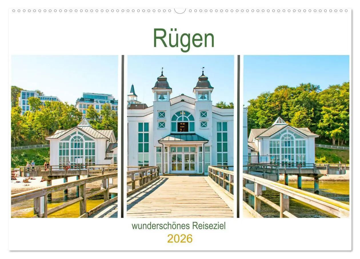 Cover: 9783457622537 | Rügen - wunderschönes Reiseziel (Wandkalender 2026 DIN A2 quer),...