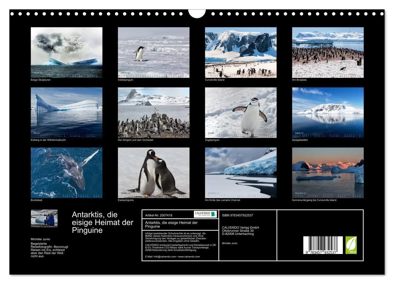 Bild: 9783457932537 | Antarktis, die eisige Heimat der Pinguine (Wandkalender 2026 DIN A3...