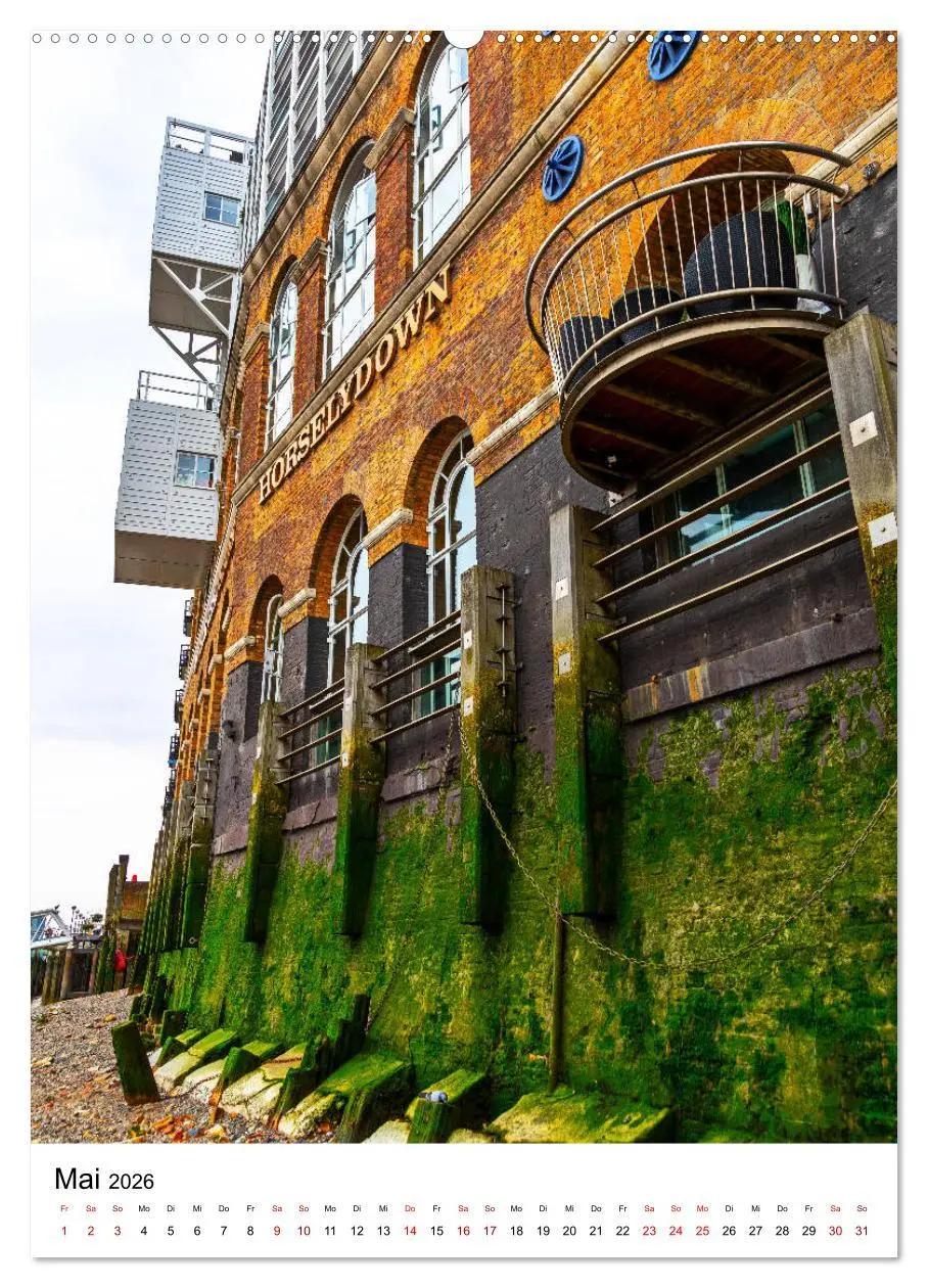 Bild: 9783516402537 | London, mal anders (Wandkalender 2026 DIN A2 hoch), CALVENDO...