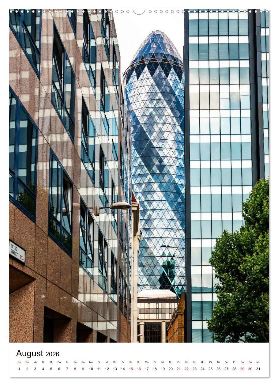 Bild: 9783516402537 | London, mal anders (Wandkalender 2026 DIN A2 hoch), CALVENDO...