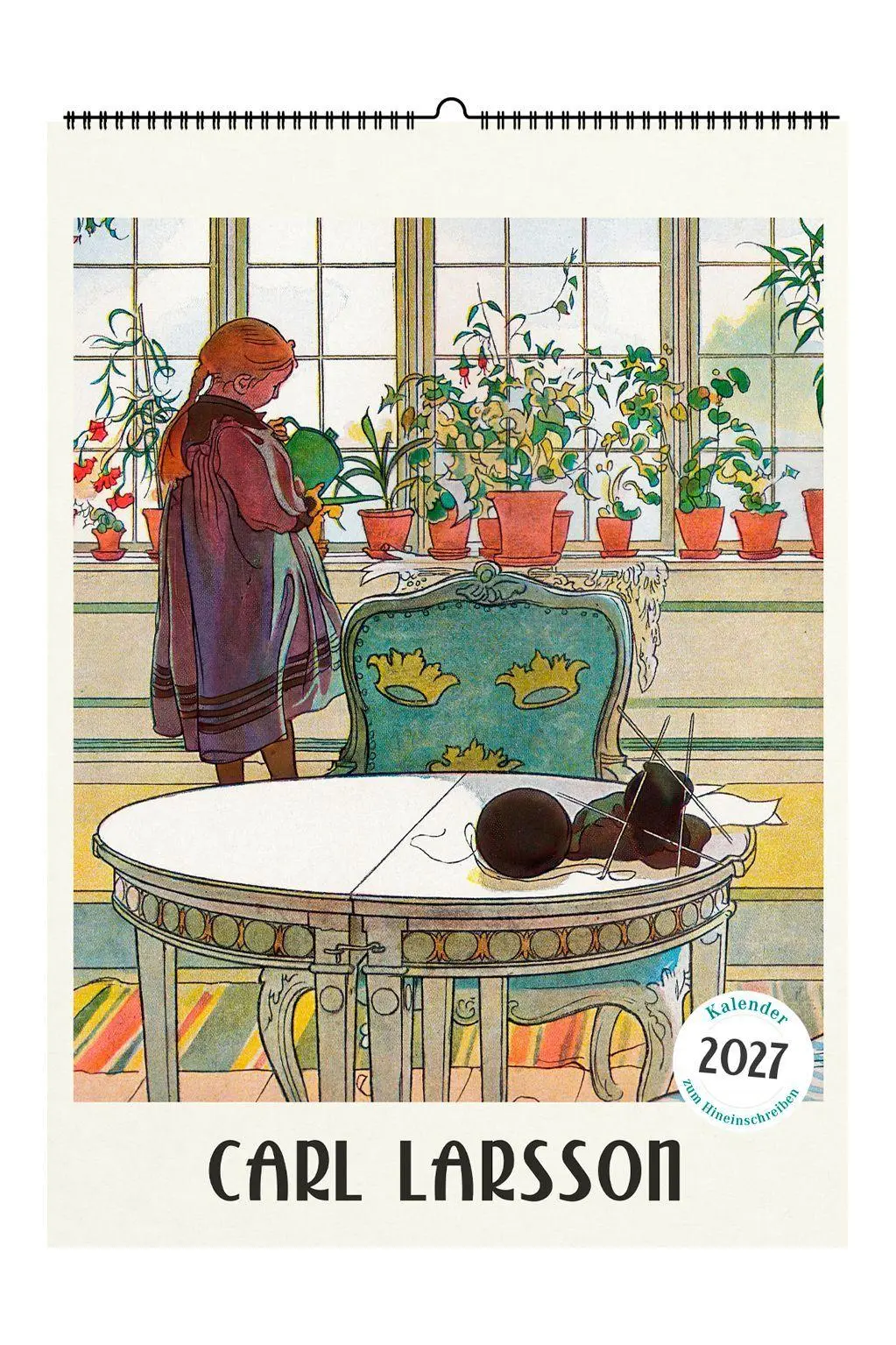 Cover: 9783968492537 | Carl Larsson. Wandkalender 2027 | Schwedische Kunst | Carl Larsson