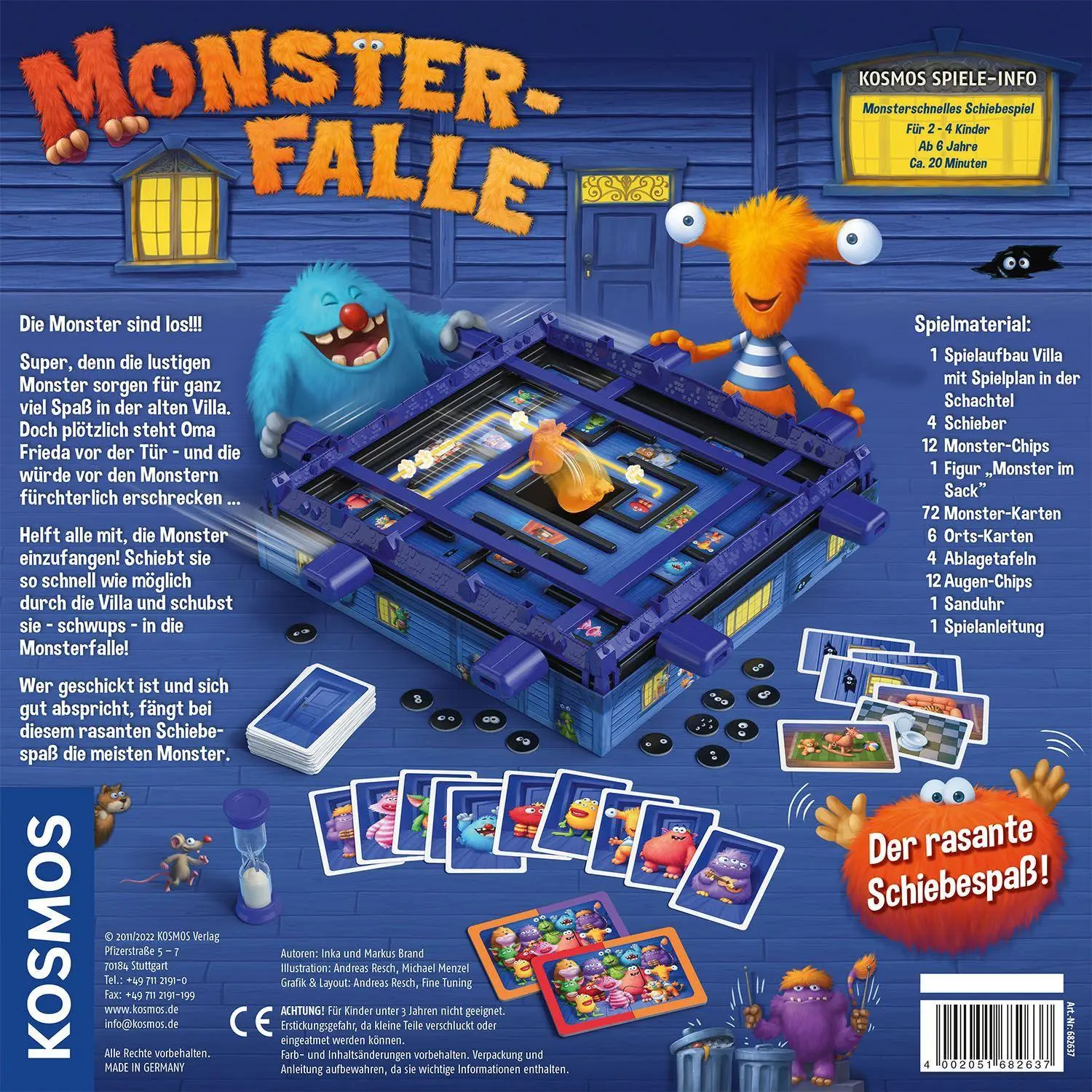 Bild: 4002051682637 | Monsterfalle | Inka Brand (u. a.) | Spiel | Brettspiel | 682637 | 2022