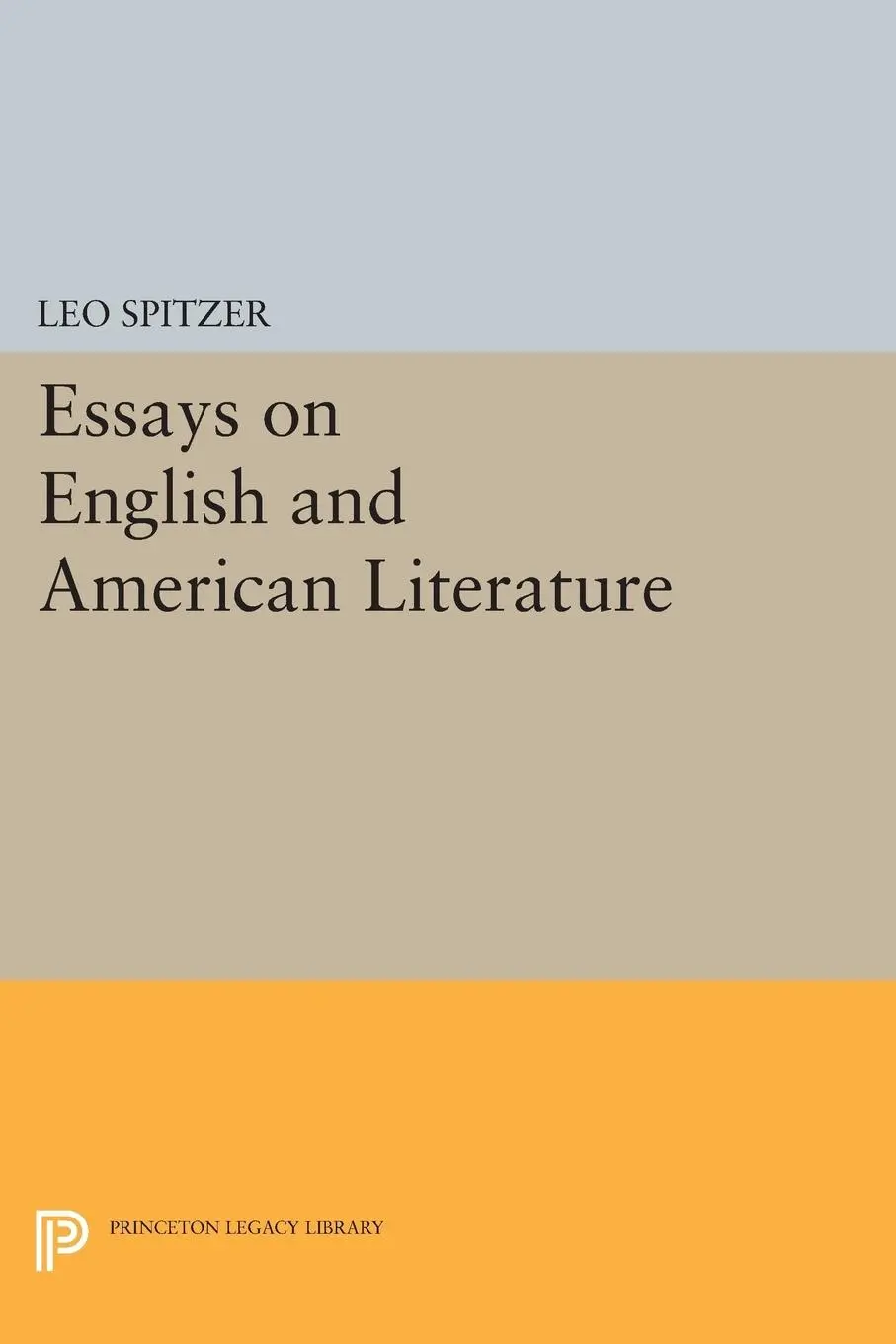 Cover: 9780691622637 | Essays on English and American Literature | Leo Spitzer | Taschenbuch