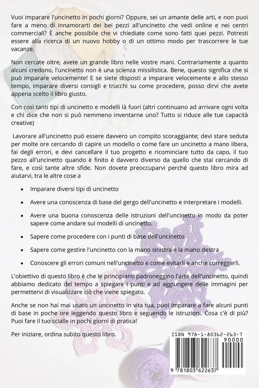 Rückseite: 9781803622637 | UNCINETTO PER PRINCIPIANTI | Maria Nandelli | Taschenbuch | 2023
