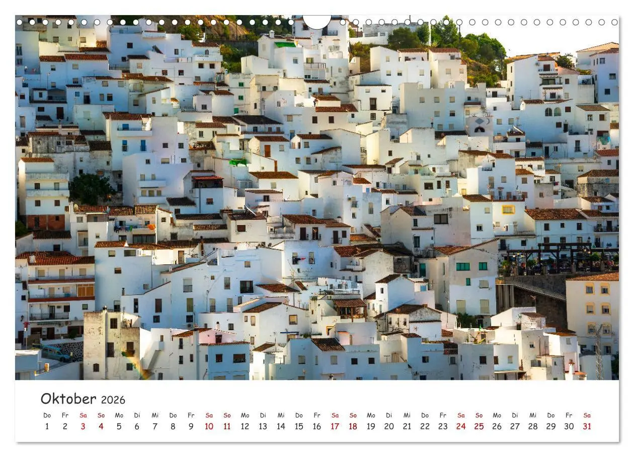 Bild: 9783457852637 | Andalusien - Weiße Dörfer und wilde Natur (Wandkalender 2026 DIN A3...