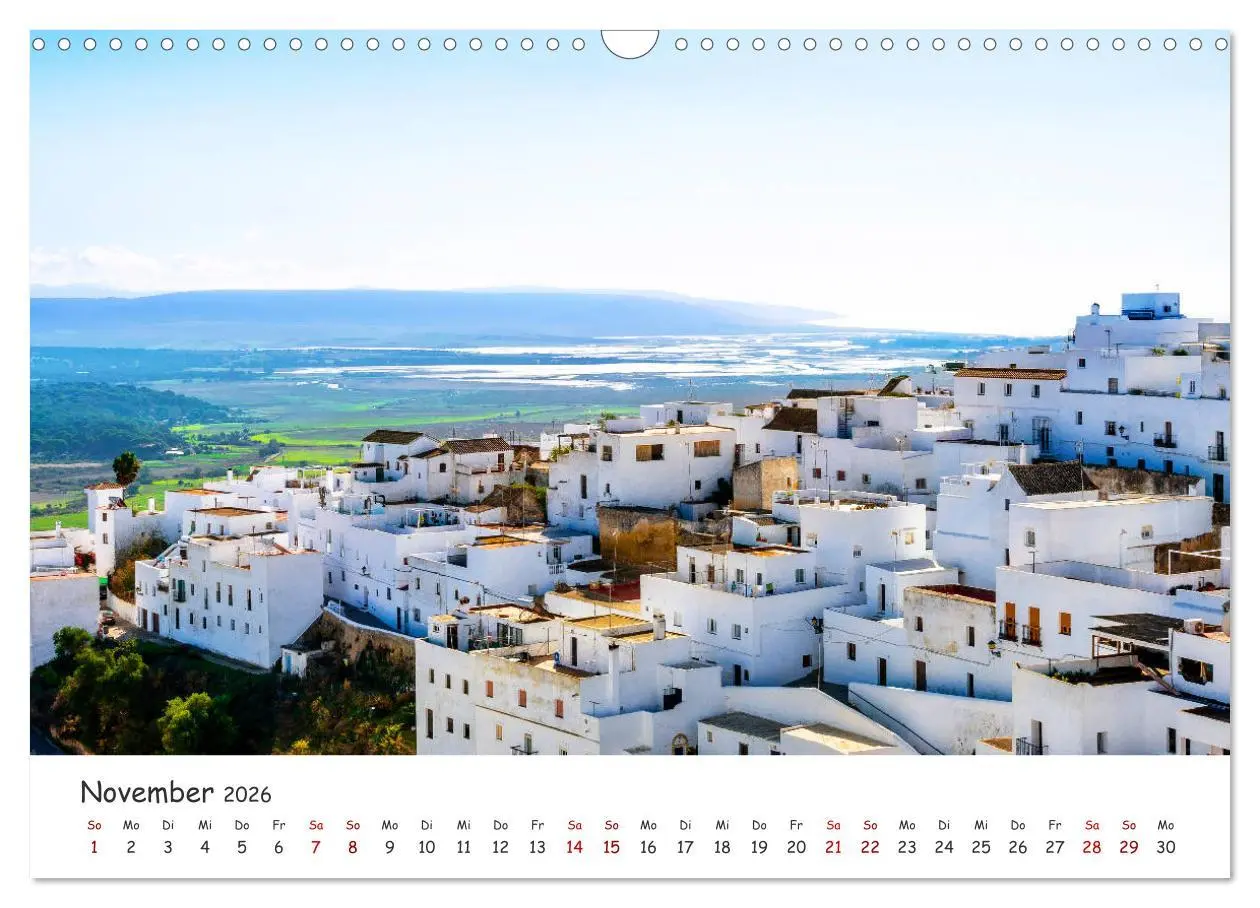 Bild: 9783457852637 | Andalusien - Weiße Dörfer und wilde Natur (Wandkalender 2026 DIN A3...