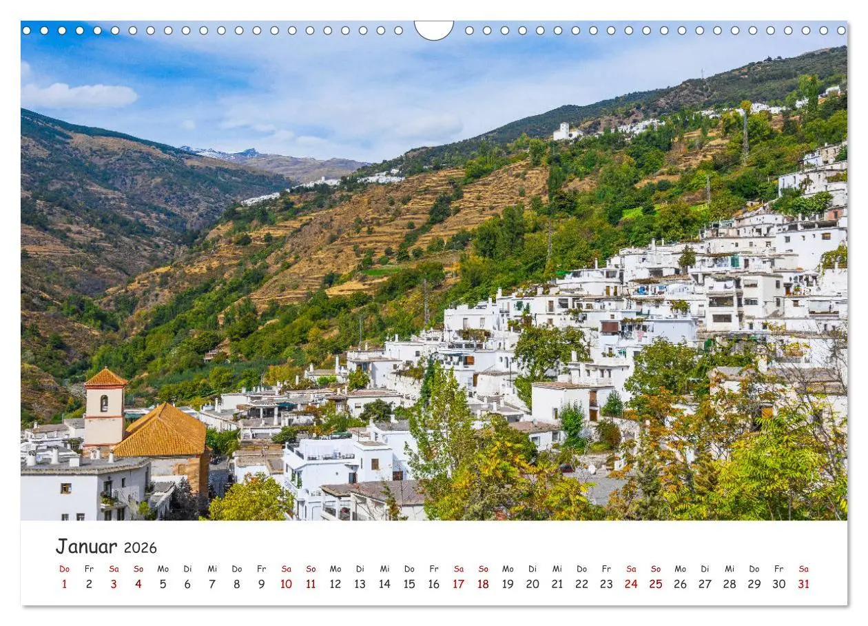 Bild: 9783457852637 | Andalusien - Weiße Dörfer und wilde Natur (Wandkalender 2026 DIN A3...