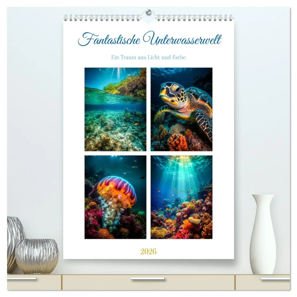 Cover: 9783516322637 | Fantastische Unterwasserwelt (hochwertiger Premium Wandkalender...