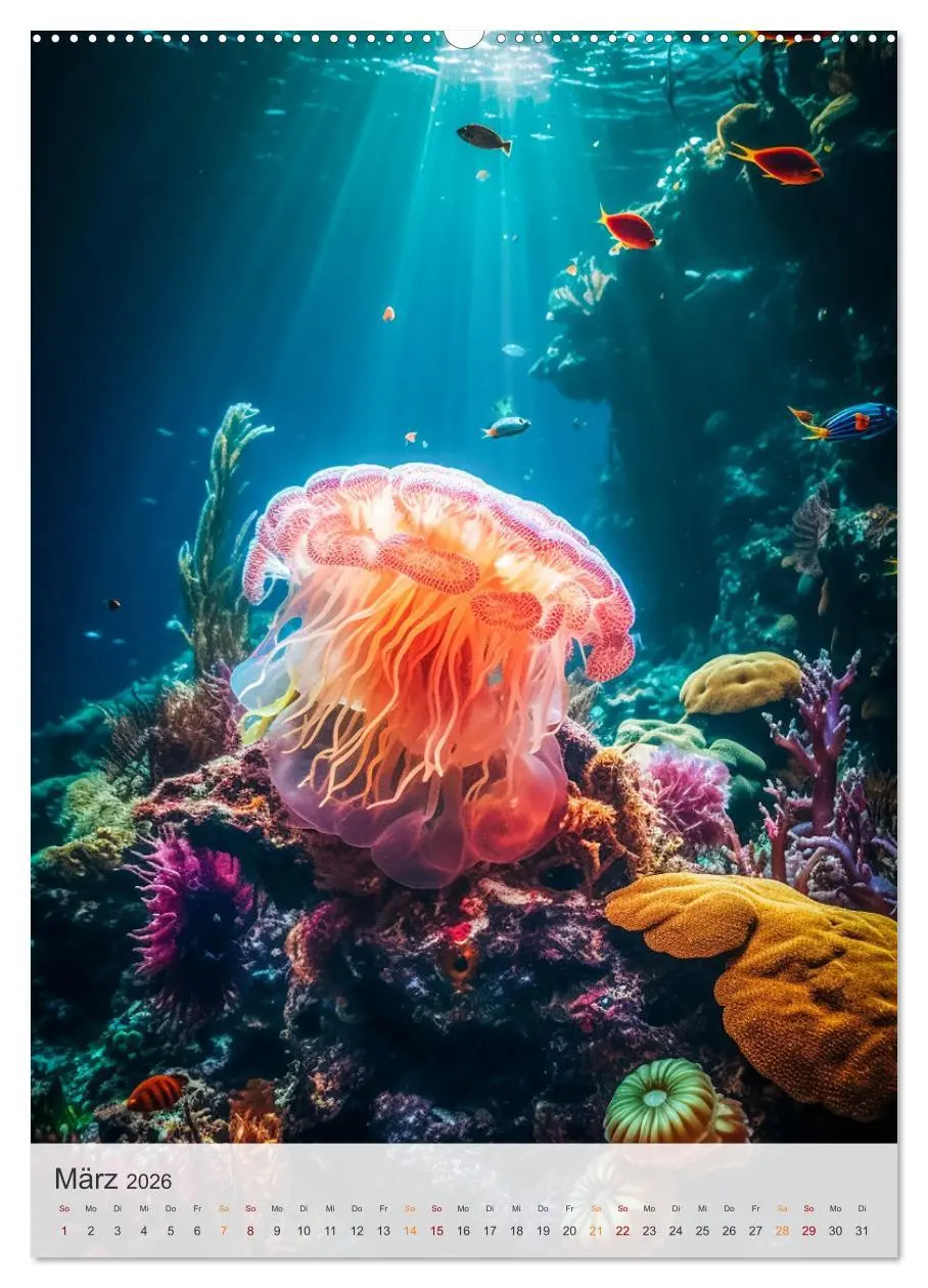 Bild: 9783516322637 | Fantastische Unterwasserwelt (hochwertiger Premium Wandkalender...