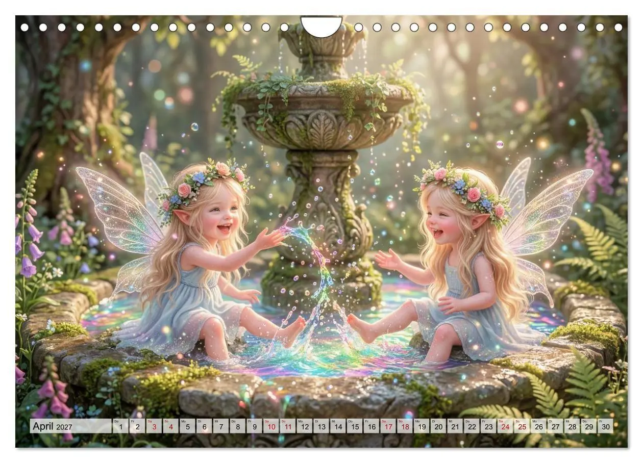 Bild: 9783569722637 | Im Zaubergarten der Feenkinder (Wandkalender 2027 DIN A4 quer),...