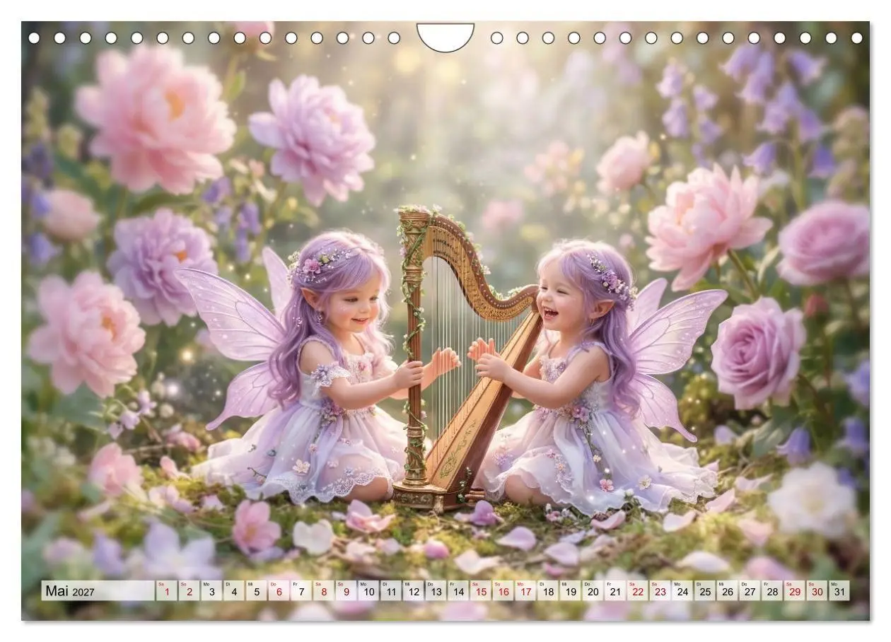 Bild: 9783569722637 | Im Zaubergarten der Feenkinder (Wandkalender 2027 DIN A4 quer),...