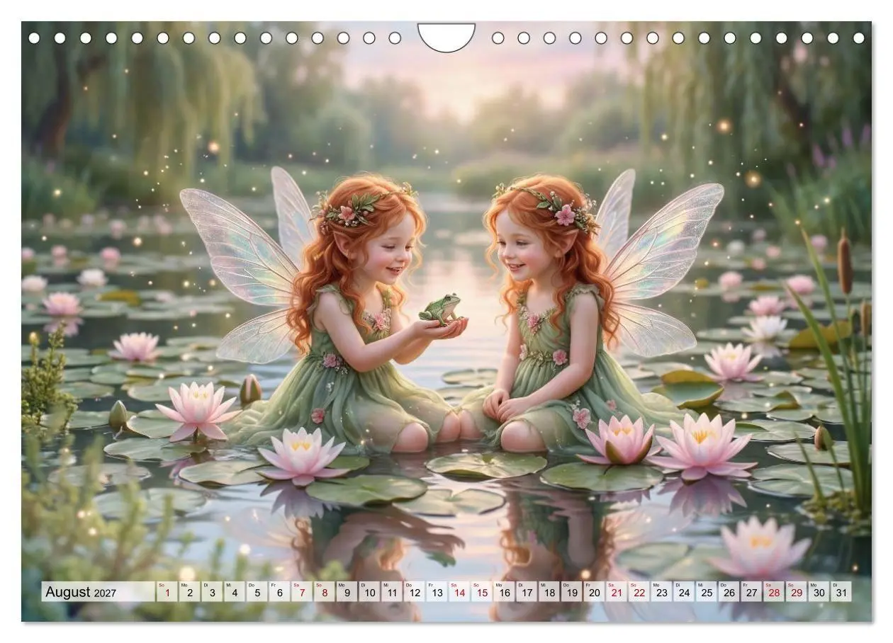 Bild: 9783569722637 | Im Zaubergarten der Feenkinder (Wandkalender 2027 DIN A4 quer),...