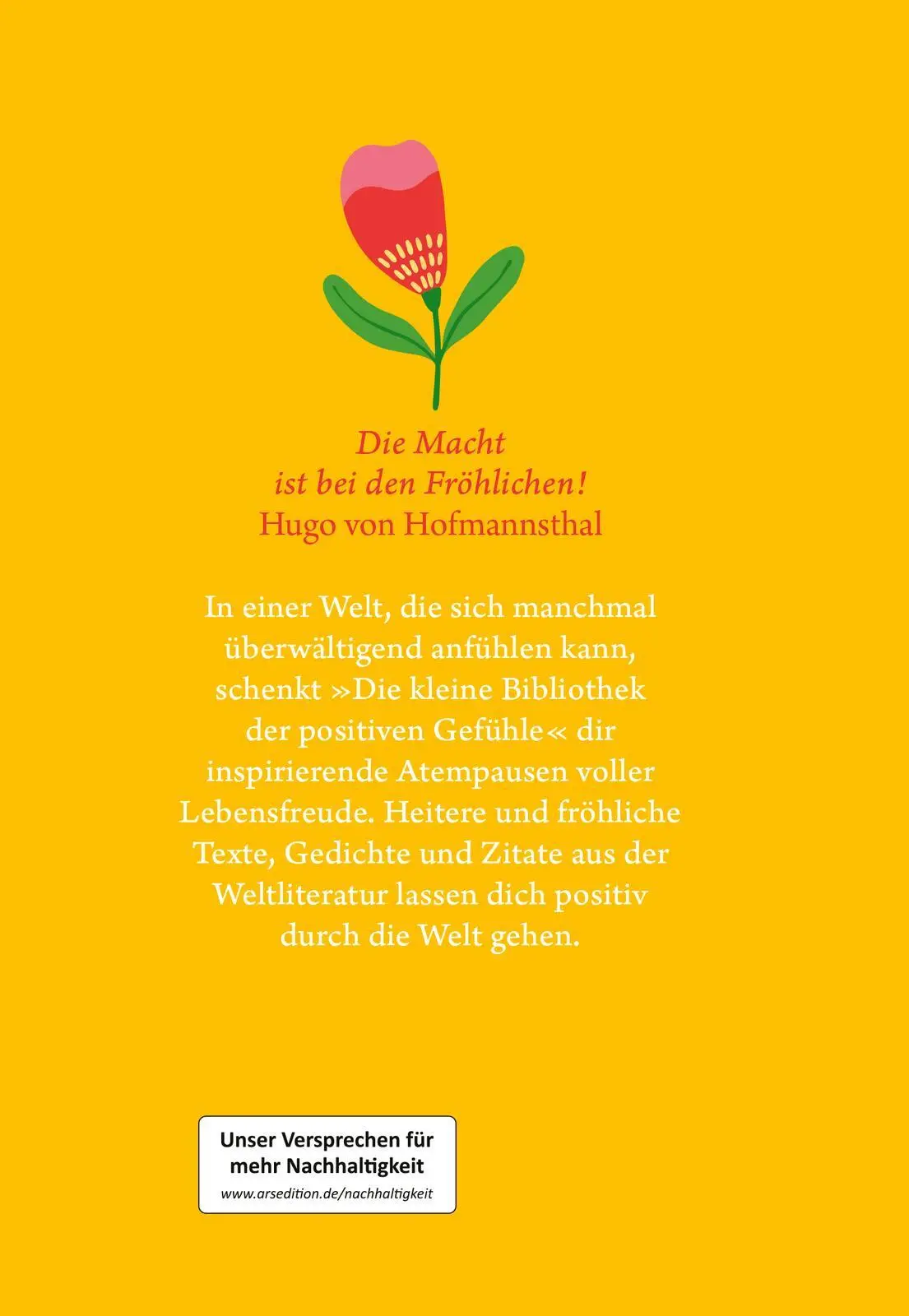 Rückseite: 9783845862637 | Die kleine Bibliothek der positiven Gefühle: Heiterkeit | Buch | 80 S.