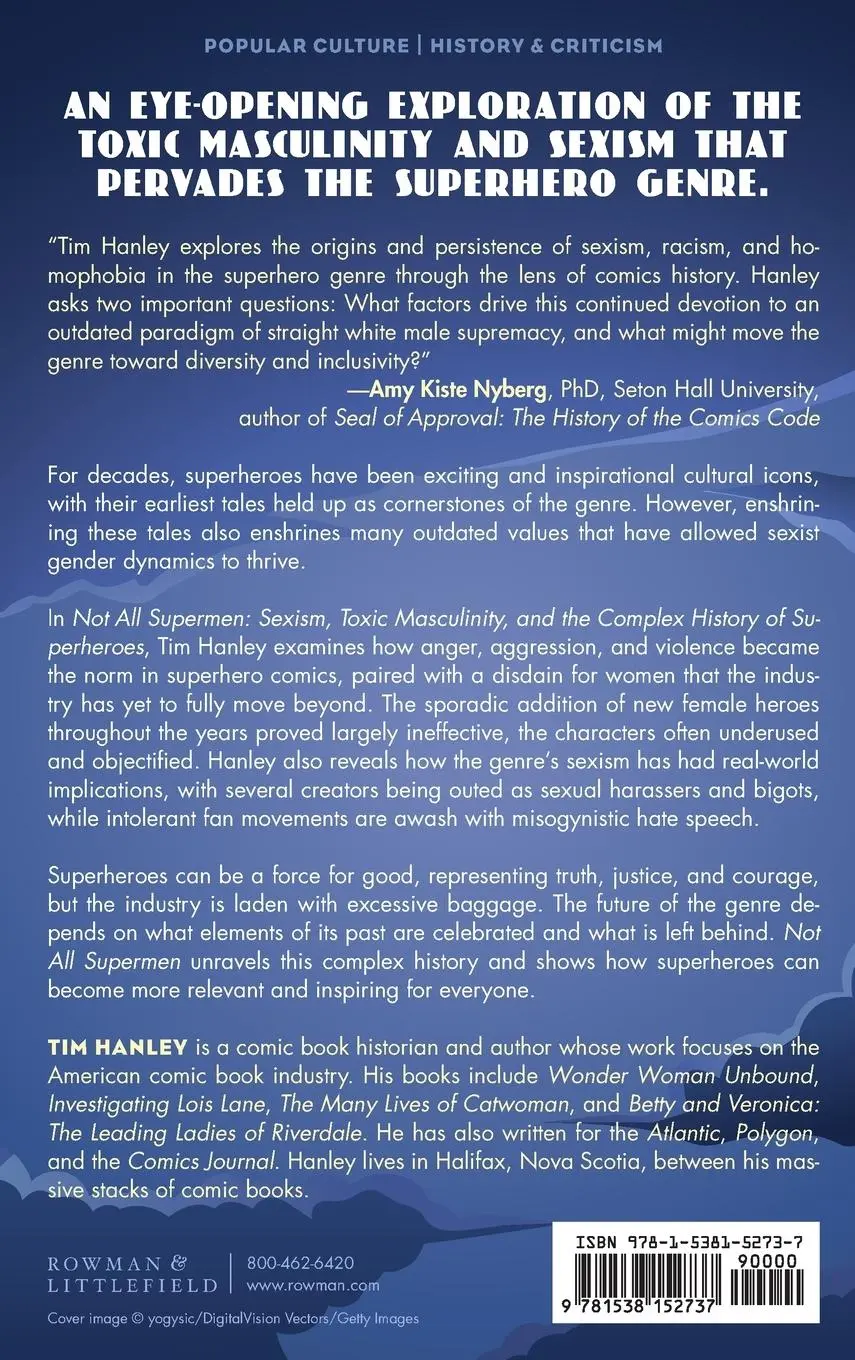 Rückseite: 9781538152737 | Not All Supermen | Tim Hanley | Buch | Gebunden | Englisch | 2022