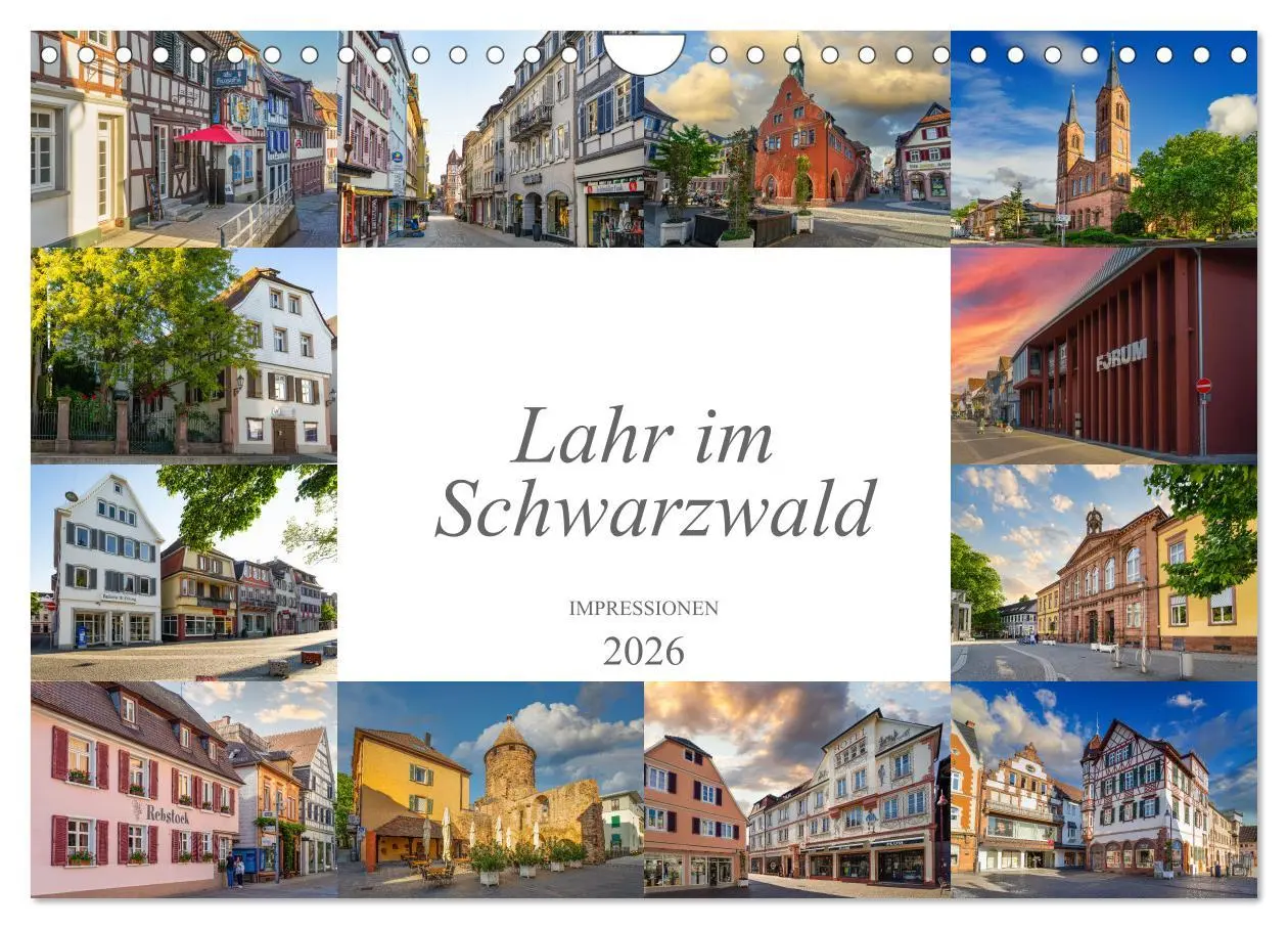 Cover: 9783457602737 | Lahr im Schwarzwald Impression (Wandkalender 2026 DIN A4 quer),...