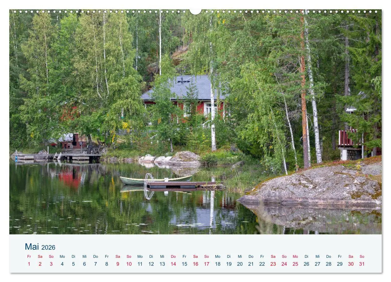Bild: 9783457772737 | Finnland, Rund um Mikkeli (Wandkalender 2026 DIN A2 quer), CALVENDO...