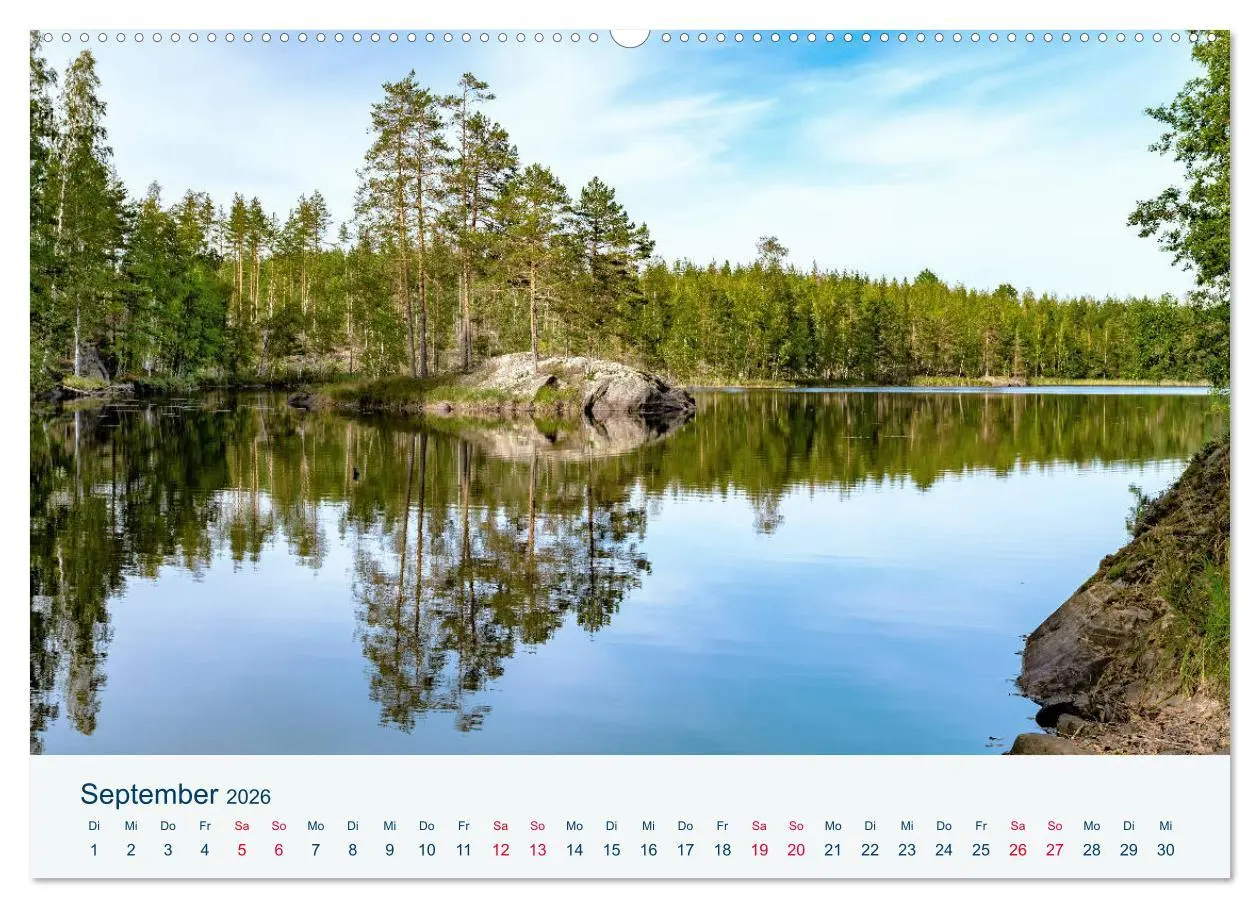 Bild: 9783457772737 | Finnland, Rund um Mikkeli (Wandkalender 2026 DIN A2 quer), CALVENDO...