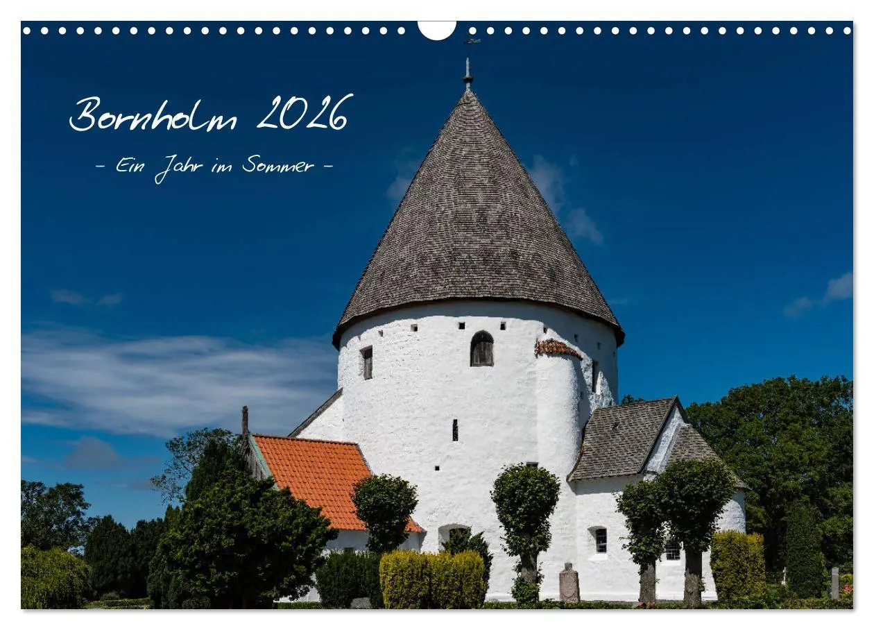 Cover: 9783457842737 | Bornholm 2026 Ein Jahr im Sommer (Wandkalender 2026 DIN A3 quer),...