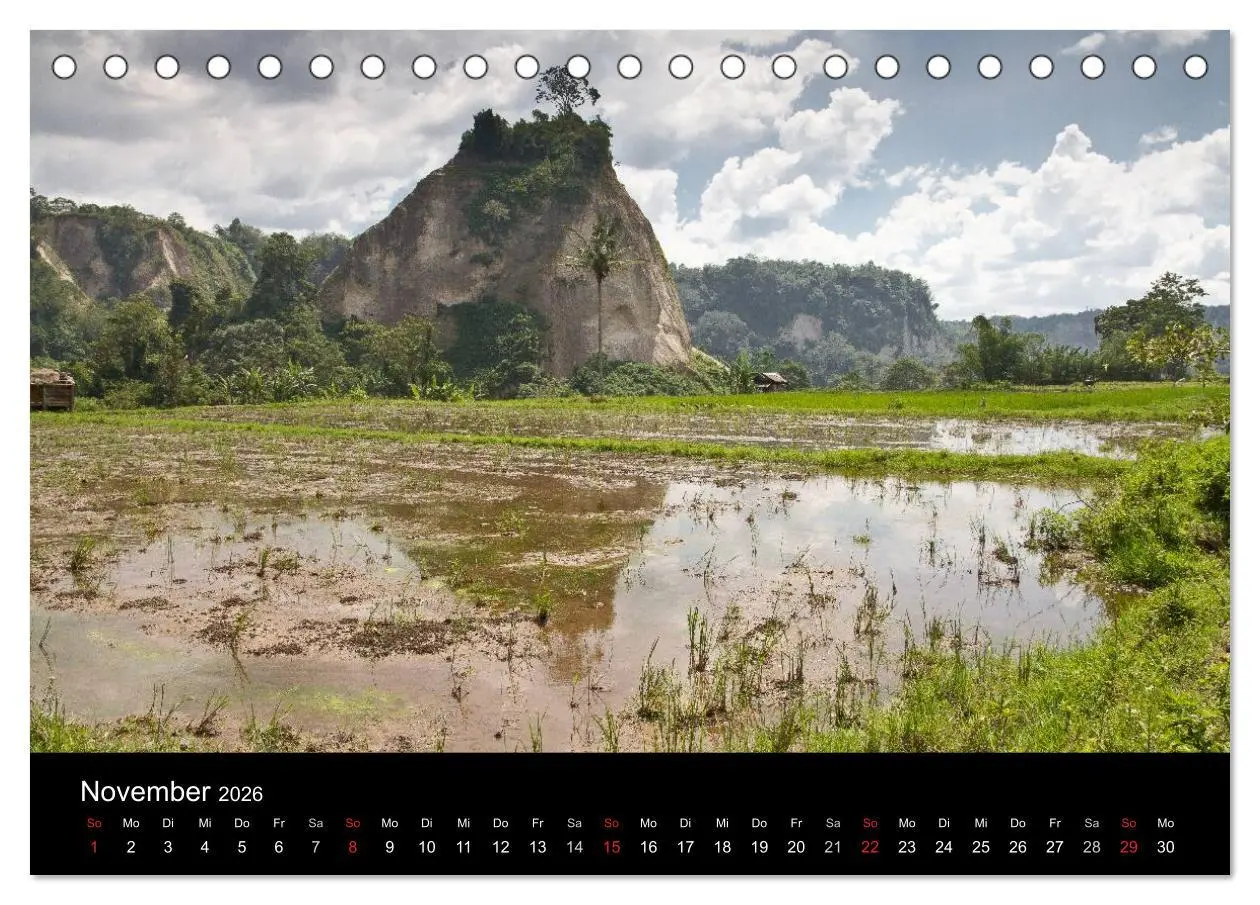Bild: 9783516172737 | Indonesien (Tischkalender 2026 DIN A5 quer), CALVENDO Monatskalender