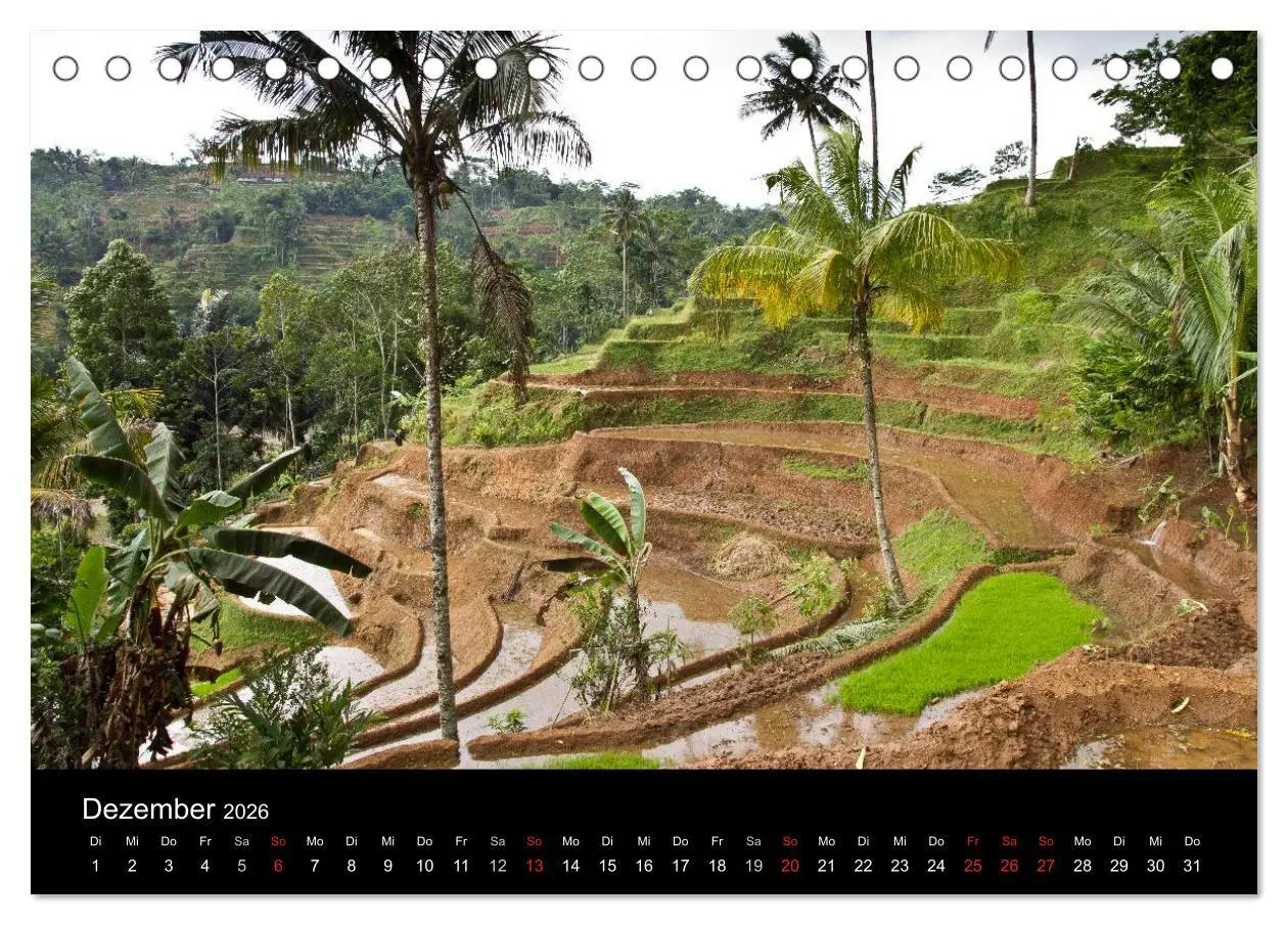 Bild: 9783516172737 | Indonesien (Tischkalender 2026 DIN A5 quer), CALVENDO Monatskalender
