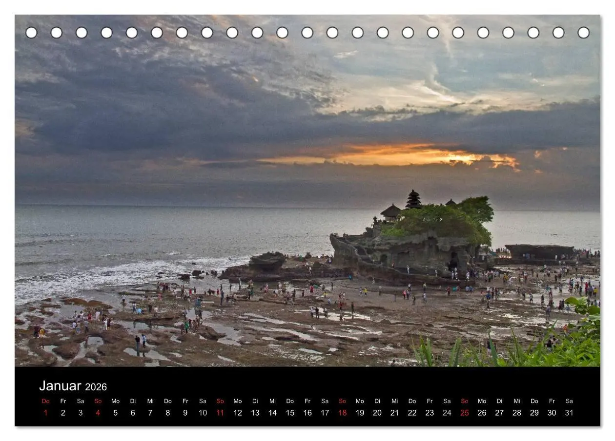 Bild: 9783516172737 | Indonesien (Tischkalender 2026 DIN A5 quer), CALVENDO Monatskalender