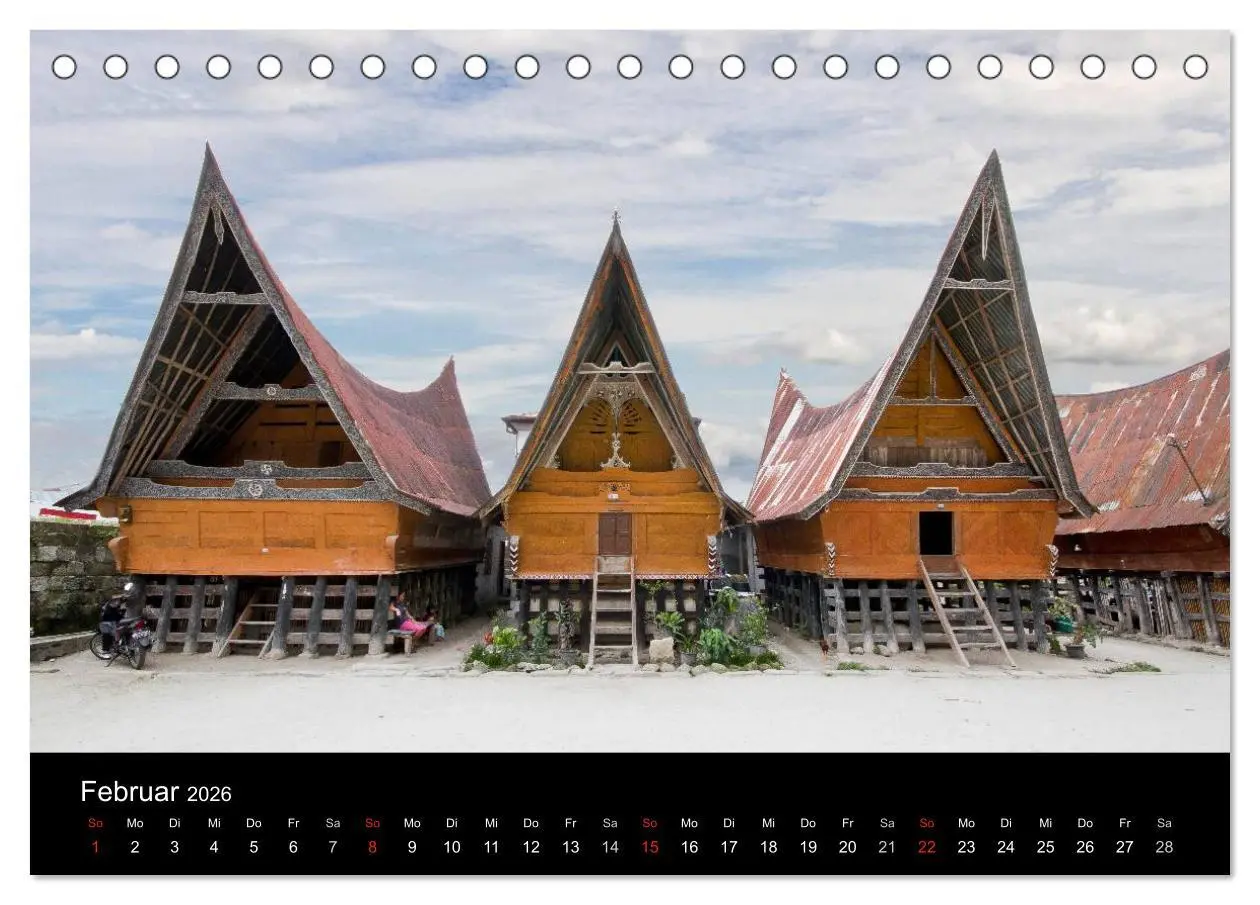 Bild: 9783516172737 | Indonesien (Tischkalender 2026 DIN A5 quer), CALVENDO Monatskalender