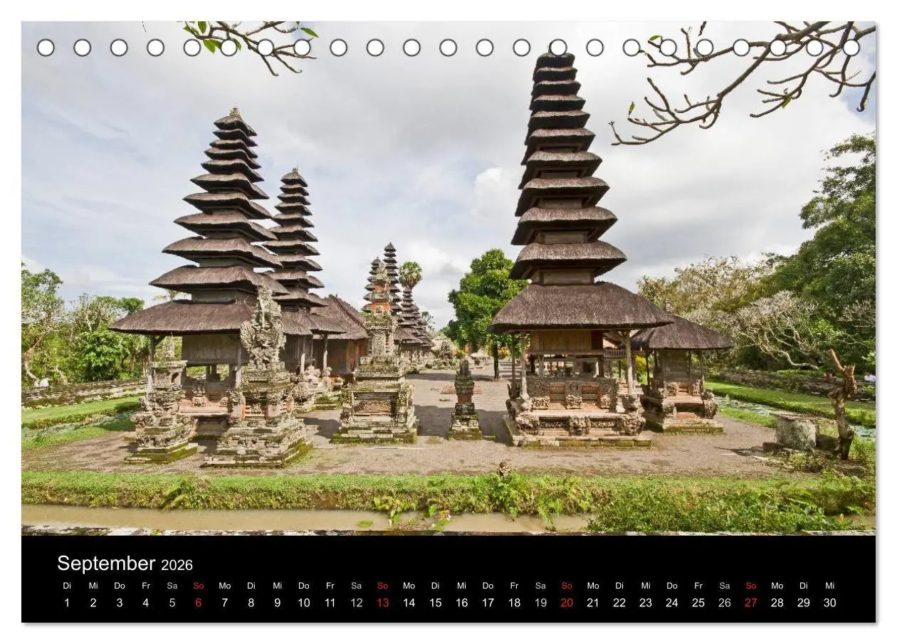 Bild: 9783516172737 | Indonesien (Tischkalender 2026 DIN A5 quer), CALVENDO Monatskalender