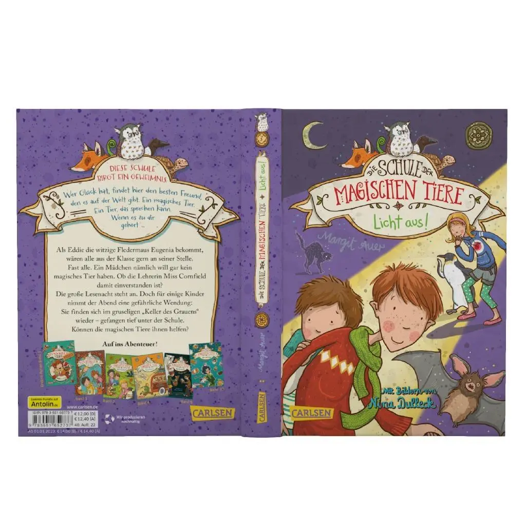 Bild: 9783551652737 | Die Schule der magischen Tiere 03: Licht aus! | Margit Auer | Buch