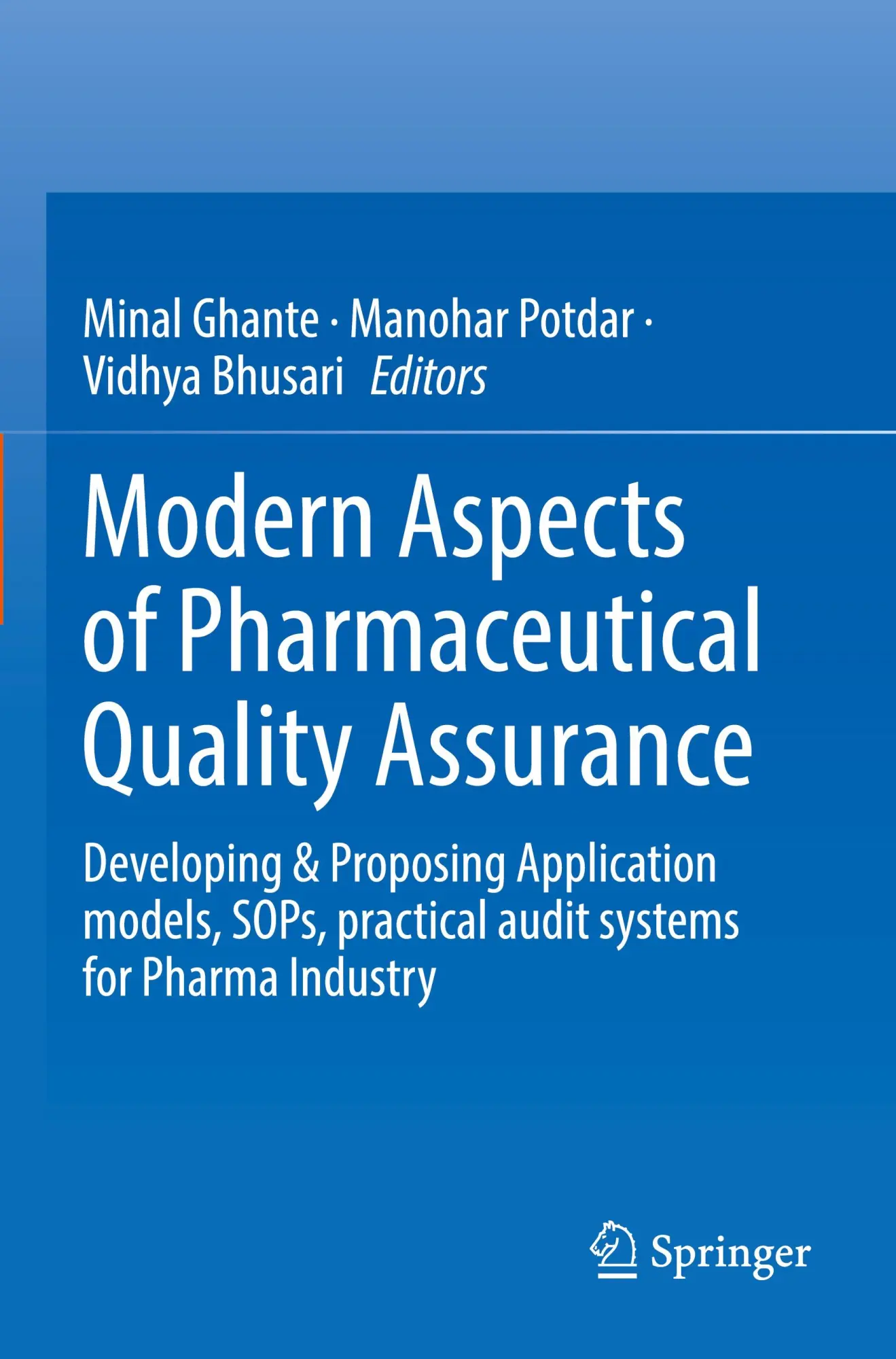 Cover: 9789819992737 | Modern Aspects of Pharmaceutical Quality Assurance | Ghante (u. a.)