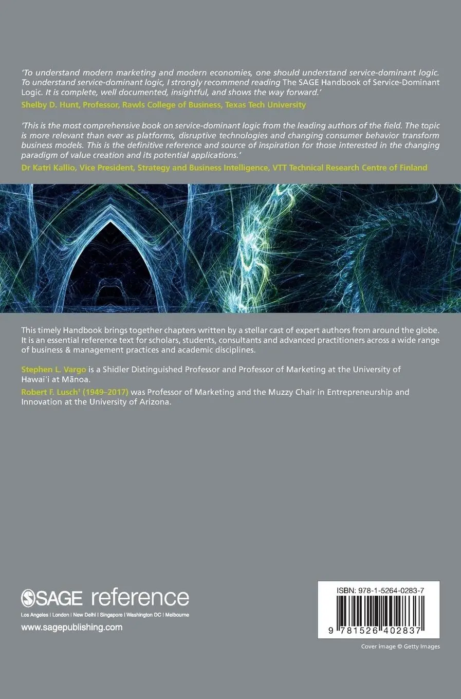 Rückseite: 9781526402837 | The SAGE Handbook of Service-Dominant Logic | Steve Vargo (u. a.)