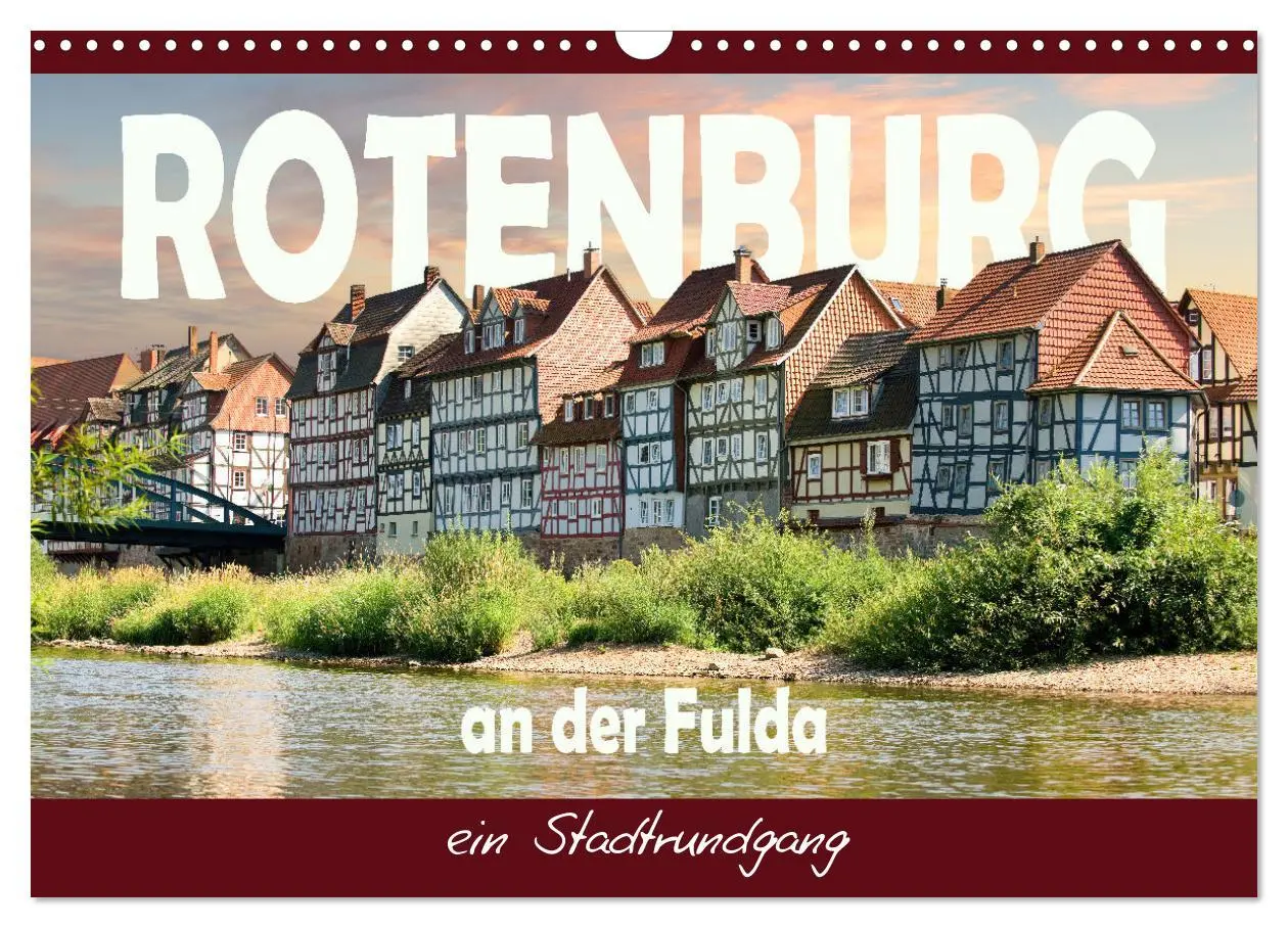 Cover: 9783457522837 | Rotenburg an der Fulda, ein Stadtrundgang (Wandkalender 2026 DIN A3...