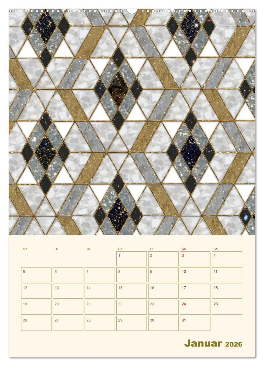 Bild: 9783516302837 | Art Deco Planer (hochwertiger Premium Wandkalender 2026 DIN A2...