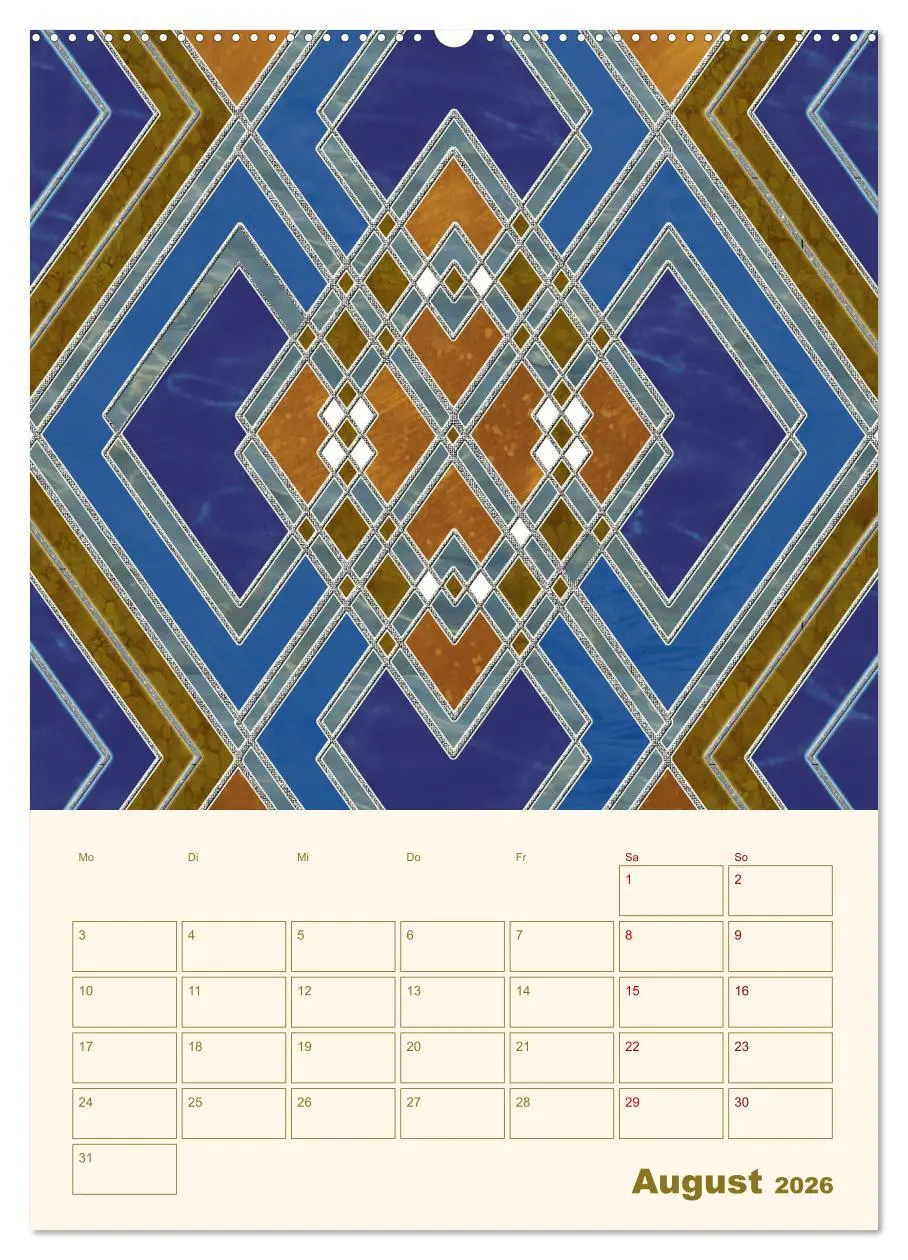 Bild: 9783516302837 | Art Deco Planer (hochwertiger Premium Wandkalender 2026 DIN A2...