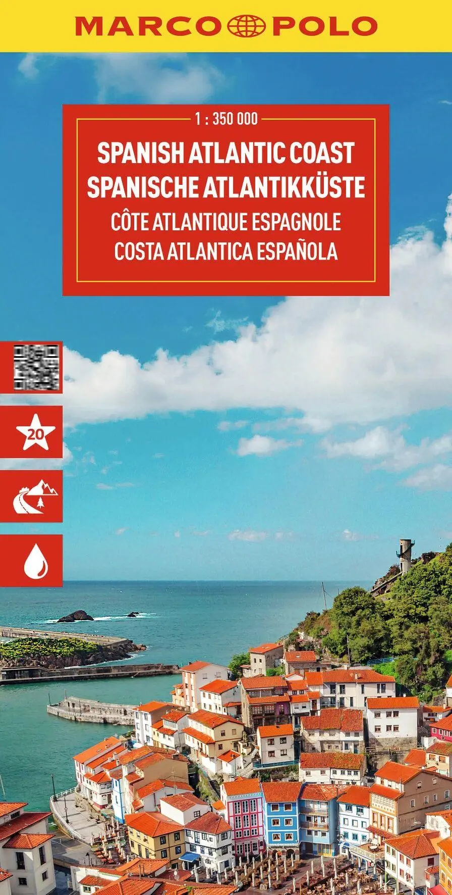 Cover: 9783575022837 | MARCO POLO Reisekarte Spanische Atlantikküste 1:350.000 | (Land-)Karte