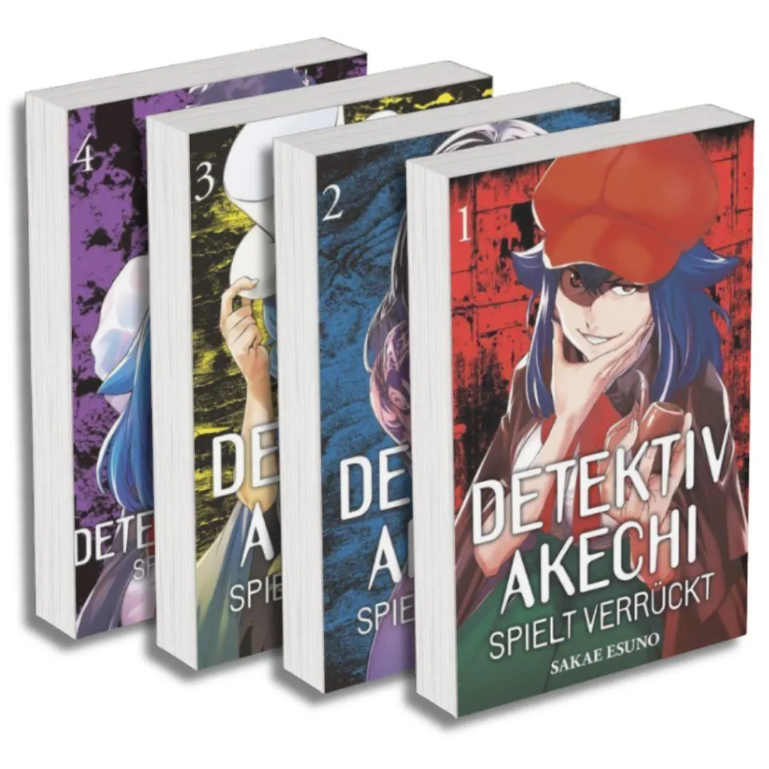 Cover: 9783741652837 | Detektiv Akechi spielt verrückt: Manga Pack (Band 1-4) | Sakae Esuno