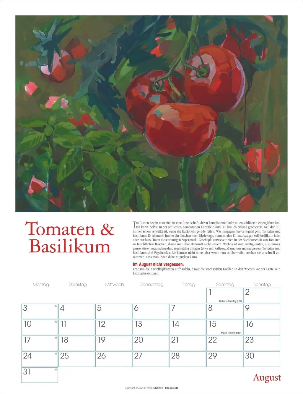 Bild: 9783839902837 | DIE ZEIT Neulich im Beet Kalender 2026 | Stefanie Flamm | Kalender