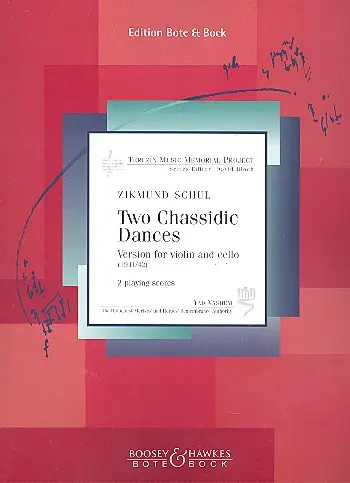 Cover: 9790202522837 | Two Chassidic Dances op. 15 | Zikmund Schul | Partitur | 2008