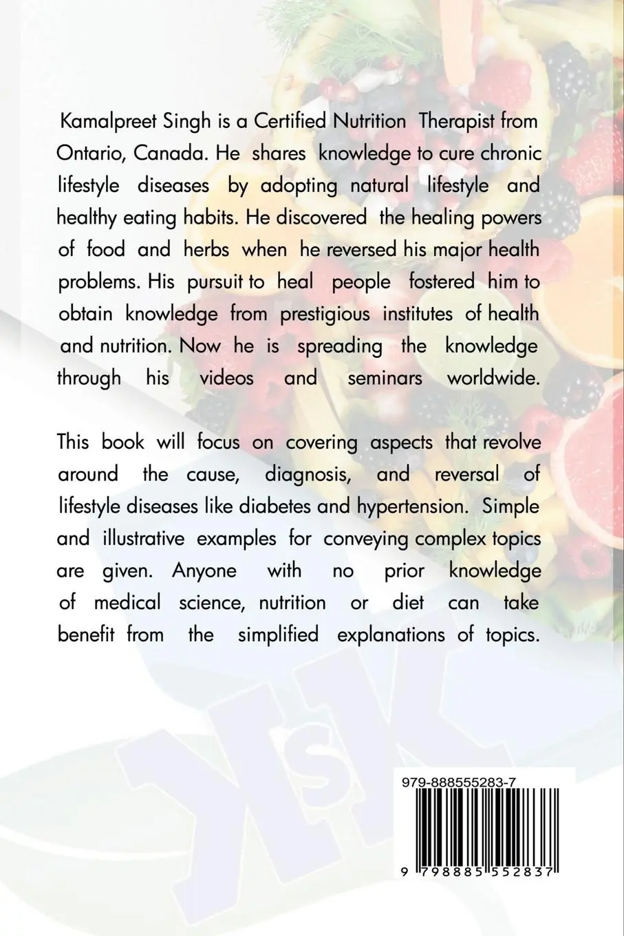 Rückseite: 9798885552837 | Advanced Nutrition Therapy | Goodbye Drugs and Diseases | Singh | Buch