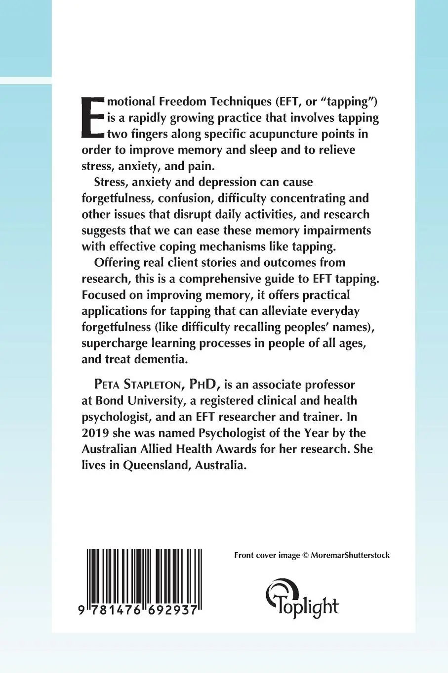 Rückseite: 9781476692937 | Memory Improvement Through EFT Tapping | Peta Stapleton | Taschenbuch