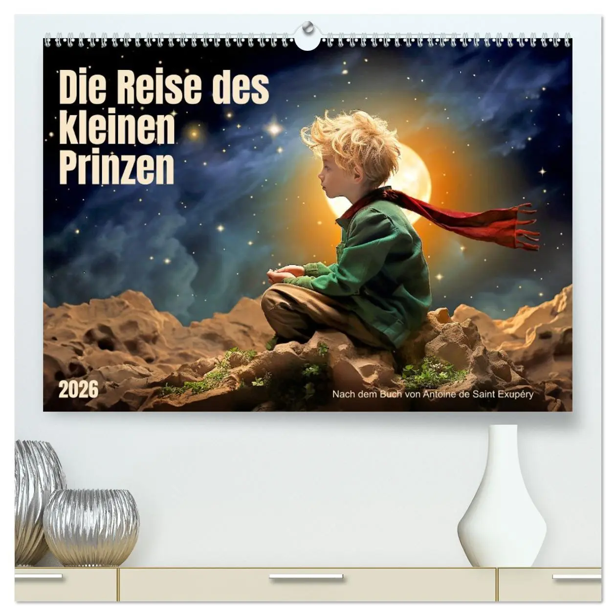 Cover: 9783457512937 | Die Reise des kleinen Prinzen (hochwertiger Premium Wandkalender...
