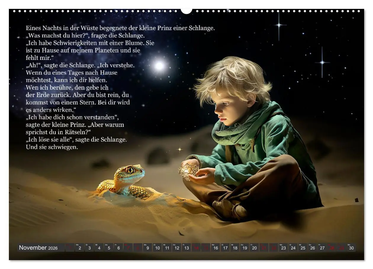 Bild: 9783457512937 | Die Reise des kleinen Prinzen (hochwertiger Premium Wandkalender...