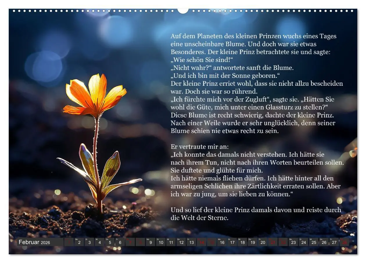 Bild: 9783457512937 | Die Reise des kleinen Prinzen (hochwertiger Premium Wandkalender...