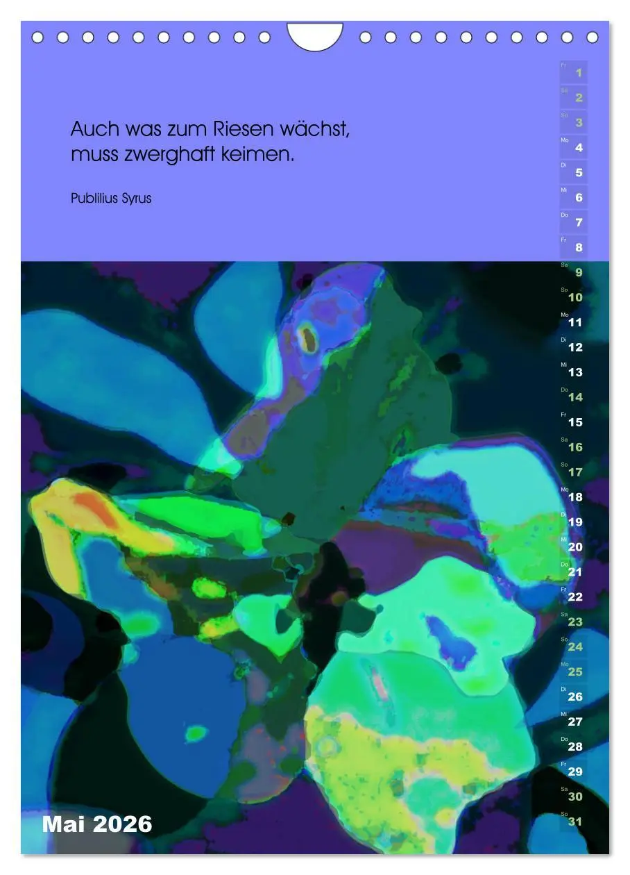 Bild: 9783516392937 | Philosophische Inspirationen Wandkalender 2026 (Wandkalender 2026...